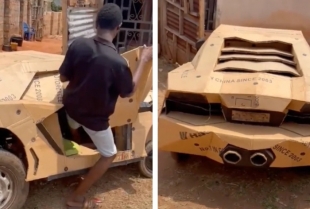 Napravio Lamborghini od kartona, a ti još uvek ne znaš gde ti je šrafciger