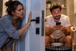 Muškarci „koriste WC kao oružje“ u vezi